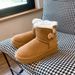 3352 Wool Style Snow Boots Women, Sheepskin Integrated, Thick Sole, Height Increasing, Warm Short Boots, Fleece-Lined_vogvips.com