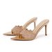 2026 Summer Huizhou European And American Style Pointed Toe Thin Lace High Heel Slippers One-Strap Champagne Color_vogvips.com