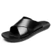 Slippers Genuine Leather Luxury Fashion New Men's Flat Shoes Casual Non-Slip Beach Sandals For Men Zapatos Hombre_vogvips.com