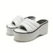Plus Size Platform Wedge Sandals Open Toe Thick Sole Women's Summer New Arrival Shoes_vogvips.com