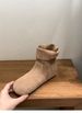 2024 Autumn Winter Round Toe Flat Slimming Short For Women Artistic Suede Versatile Elegant Comfortable Martin Boots_vogvips.com