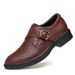 Crocodile Pattern Casual Men's Leather Shoes Platform Shoes Large Size Shoes_vogvips.com