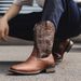 Western Cowboy boots Fashion embroidered Knight boots V-cut thigh-high boots_vogvips.com