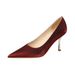 Professional Work Women's Shoes Thin Heel Soft Leather Spring And Autumn Commuting Flats Comfortable For Long Standing_vogvips.com
