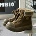 Men's Shoes Winter New Fur Big Head Work Boots Men And Women Plus Velvet Warm Snow Boots Thick Cotton Shoes_vogvips.com