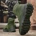 Men's Tactical Boots For Running, Hiking & Outdoor Adventures - Durable Suede Leather Military Boots Army Green Sand Black Training Boots Desert Boots_vogvips.com