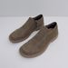 Men's Single Business Casual Leather Shoes Top Layer Cowhide Rubber Sole Side Zipper Easy To Put On And Take Off Brown_vogvips.com