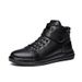 Martin Boots Men's Tooling Boots Medium Boots High Top Cotton Shoes Snow Boots Men's Leather Shoes Men's Shoes_vogvips.com