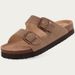 CRACOMIN Clogs For Women New Cork Slippers Unisex Classic Cork Sandals Fashion Cow Suede Clogs Mules Men Outdoor Beach Slippers_vogvips.com