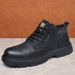 European Warm Series Men's Martin 2025 Winter New High-top Outdoor Trendy Work Genuine Leather Thick Sole Fleece-lined Warm Cotton Boots_vogvips.com