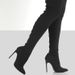 2022 Spring New Large Size Stretch Women's Thin Heel High Heels Knitted Tube Over-the-Knee Long Boots_vogvips.com