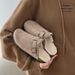 Furry Lazy Thick Sole 2025 Autumn Winter New Slip-On Fleece-Lined Closed-Toe Half Slippers For Women_vogvips.com