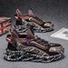 Men's Big Size Lightweight Running Shoes With Cushioning, Breathable Mesh & EVA Sole, Comfortable Dad Sneakers For Teens & Adults_vogvips.com