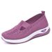 Shoes Women In Summer, Women's Old Beijing Cloth Fly Woven Breathable Shoes, One Foot Shoes For Mothers_vogvips.com