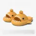 2024 Funny Halloween Pumpkin DIY Shark Slippers Women Men Indoor Bathroom Summer Platform Shoes 4Cm Thick Sole Couples_vogvips.com