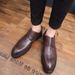 Business Formal Korean Crocodile Pattern Lace-up Leather European Style Wedding Banquet Men's Single Shoes_vogvips.com