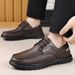 Men's 2025 Spring New Item Cowhide Low Top Soft Sole Business Casual Dad Middle-aged Leather Shoes Men_vogvips.com
