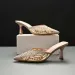 Sophisticated Pearlized Flats For Women Designer Inspired Flat Sandals With Strappy Detailing Okimoz Big Size_vogvips.com