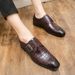 Cross-Border New Men's Leather 48 British Korean Version Casual Large Size European And American Retro Hairstylist Groom_vogvips.com