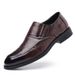 Casual Leather For Men Trendy Business Formal Comfortable Slip-On Solid Color New Style Height Increasing Low Top Men's_vogvips.com