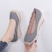 Round Toe Breathable Slip-On Shoes In Red, Black & Beige | Comfortable Espadrille Style Casual Footwear For Spring & Autumn_vogvips.com