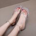 New Herringbone Sandals, Roman Style, Comfortable And Versatile, Plastic Beach Jelly Shoes, Summer Flat Strap Thong_vogvips.com