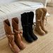 2025 Wasteland Chunky Heel Wrap Strap Pile Western Cowboy Over-the-Knee Melad Boots_vogvips.com