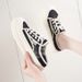 Hollow White Shoes Student Platform Women's Shoes Versatile Casual Sandals_vogvips.com