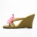 Cro-border Plu-ize Quare-toed For Outdoor Wear, Half-heel Wedge High-heeled Hoe, Women' Thai Niche Floral_vogvips.com