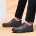European Warm Series Autumn Winter Hollow Business Casual Single Soft Sole Leather Men's Fleece Lined Cotton Shoes Spring New Small Size_vogvips.com