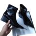 ShoeVault High Iron Pointed Toe Short Women British Side Zipper Martin Thick Heel Fashion Western Cowboy Boots Trendy Retro Style_vogvips.com