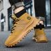New Leather Spring Men's Shoes High-top Men's Heightening Tooling Martin Boots_vogvips.com