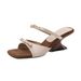 Women Summer New French‑Style Bow Open‑Toe Square Toe Chunky Heel Slip‑On Satin Outdoor Sandals_vogvips.com