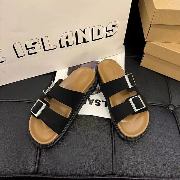 Shoes New Cross-Border Thick-Soled Half Slippers, Slip-On Lazy Soft-Soled Sandals For Women, Foreign Trade_vogvips.com
