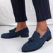 Brand Design Men Suede Leather Shoes Moccasins Purple Tassel Pointed Men's Loafers Vintage Slip-on Casual Men Social Dress Shoe_vogvips.com