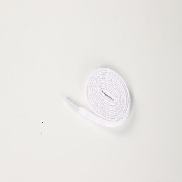 Universal Flat Shoelaces For Casual Sneakers & Shell Toe Shoes - Hollow Core Design, Durable & Stylish (Black & White)_vogvips.com