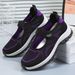 Children's Single 2025 Spring New Middle Aged And Elderly Mom Velcro Soft Soled Breathable Casual Women's Shoes_vogvips.com