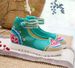 Large White Sole High Heels, Single Spring Mom Embroidered Cloth Women's Shoes, Ethnic Style, And Casual Shoes_vogvips.com