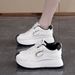 2026 New Spring Women's White Sneakers Korean Version Ins For Female Students Casual Sports Versatile Skate Shoes Street_vogvips.com