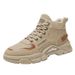 European Warm Series Autumn New Martin Trendy Versatile Thick-Soled Non-Slip High-Top Work Men's Short Boots Safety Shoes_vogvips.com