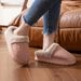 Ins Autumn Winter Cotton Women, Indoor And Outdoor Non-Slip Warm Non-Smelly EVA Furry Slippers For Men_vogvips.com