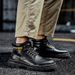 European Warm Series 2025 New Mid-Top Martin For Men British Style Outdoor Yellow With Fleece Lining Warm Work Trendy Men's Cotton Boots_vogvips.com