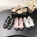 2025 Summer Runway Style Simple Mary Jane With Mesh Inserts And Single Strap, Ballet Flats_vogvips.com