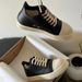 RO Super Popular Shoelace Couple Canva Shoe 25 New Genuine Leather Round Toe Lace Thick Sole Caual Veratile_vogvips.com