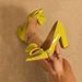 Fashionable Pointed-toe Patent Leather Saint-Lotus Blue And Black Women's High Heels, European Station Cross-border_vogvips.com