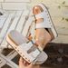 Women's Shoes Large Size Thick Bottom Rivet Sandals Metal Buckle Beach Women's Shoes Shoes_vogvips.com