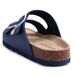 Crestar Classic Women's Cork Slippers Fashion Double Buckle Outdoor Beach Sandal Cork Footbed Leather Sandals Unisex Clogs Shoes_vogvips.com