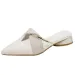Pointed Toe Sandals Designer Women Summer Slippers Outer Wear Elegant Single Shoes Plus Size Chaussure Femme 2023_vogvips.com
