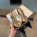 Small Elegant French Style Heel Socialite Pointed Single Shoes Fairy White High Heels Stiletto Rhinestone Closed To_vogvips.com