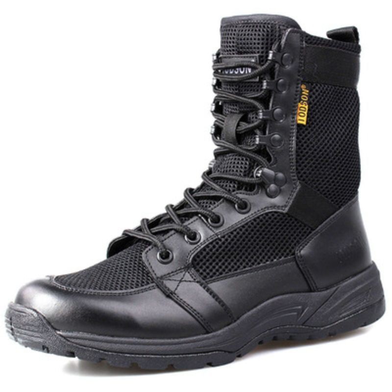European Warm Series Summer Ultra-light Land Combat Men's High-top Breathable Security Military Enthusiast Training Boots_vogvips.com